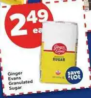 Save a Lot Ginger Evans Granulated Sugar offer