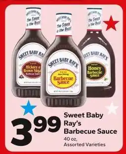 Save a Lot Sweet Baby Ray's Barbecue Sauce offer