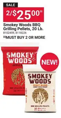 Ace Hardware Smokey Woods BBQ Grilling Pellets Lb offer