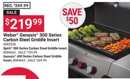 Ace Hardware Weber Genesis 300 Series Carbon Steel Griddle Insert offer