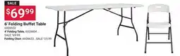 Ace Hardware 6' Folding Buffet Table offer