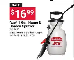 Ace Hardware Ace 1 Gal. Home & Garden Sprayer offer