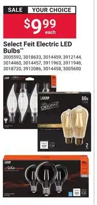 Ace Hardware Select Feit Electric LED Bulbs offer