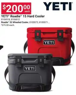 Ace Hardware YETI Roadie 15 Hard Cooler offer