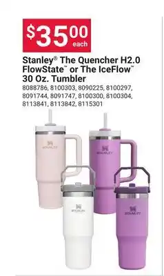 Ace Hardware Stanley The Quencher H2.0 FlowState or The IceFlow 30 Oz. Tumbler offer