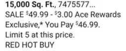 Ace Hardware Ace Winterizer offer