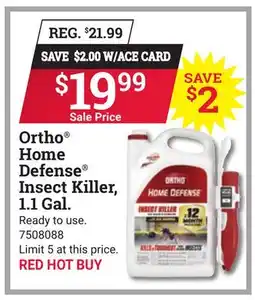 Ace Hardware Ortho Home Defense Insect Killer, 1.1 Gal offer