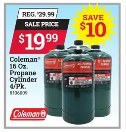 Ace Hardware Coleman 16 Oz. Propane Cylinder 4/Pk offer