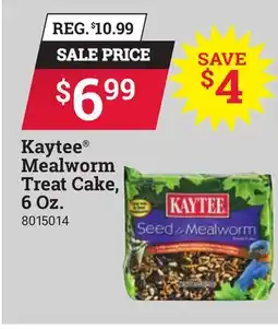 Ace Hardware Kaytee Mealworm Treat Cake, 6 Oz offer