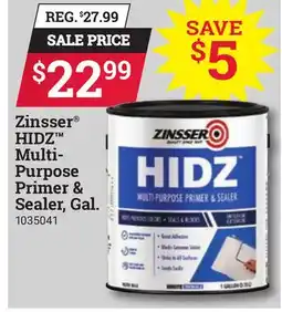 Ace Hardware Zinsser HIDZ Multi-Purpose Primer & Sealer offer