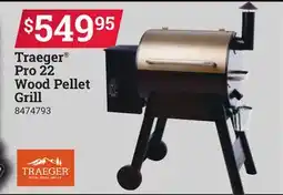 Ace Hardware Traeger Pro 22 Wood Pellet Grill offer