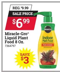 Ace Hardware Miracle-Gro Liquid Plant Food offer