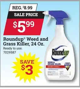 Ace Hardware Roundup Weed and Grass Killer, 24 Oz offer