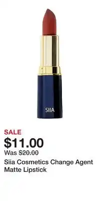 Nordstrom Siia Cosmetics Change Agent Matte Lipstick offer