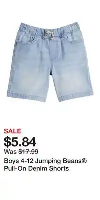 Kohl's Boys 4-12 Jumping Beans Pull-On Denim Shorts offer