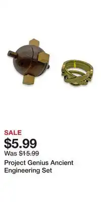 Kohl's Project Genius Ancient Engineering Set offer