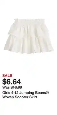 Kohl's Girls 4-12 Jumping Beans Woven Scooter Skirt offer
