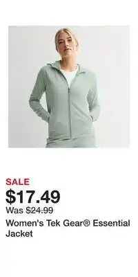 Kohl's Women's Tek Gear Essential Jacket offer