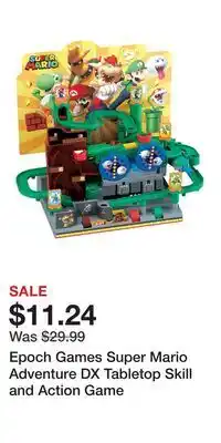 Kohl's Epoch Games Super Mario Adventure DX Tabletop Skill and Action Game offer
