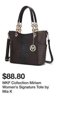 Kohl's MKF Collection Miriam Women's Signature Tote by Mia K offer