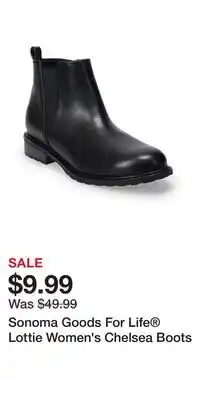 Kohl's Sonoma Goods For Life Lottie Women's Chelsea Boots offer