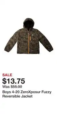 Kohl's Boys 4-20 ZeroXposur Fuzzy Reversible Jacket offer