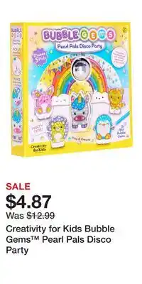 Kohl's Creativity for Kids Bubble Gems Pearl Pals Disco Party offer