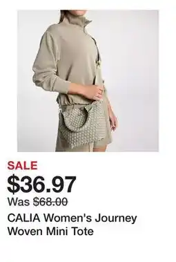 Dick's Sporting Goods CALIA Women's Journey Woven Mini Tote offer