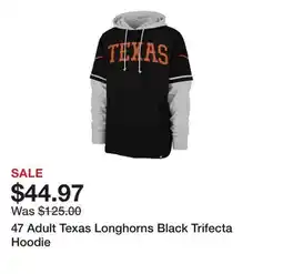 Dick's Sporting Goods 47 Adult Texas Longhorns Black Trifecta Hoodie offer