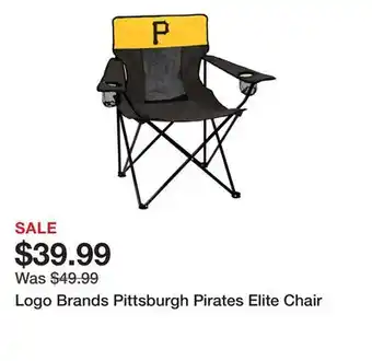 Dick's Sporting Goods Logo Brands Pittsburgh Pirates Elite Chair offer