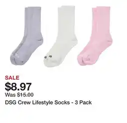 Dick's Sporting Goods DSG Crew Lifestyle Socks - 3 Pack offer