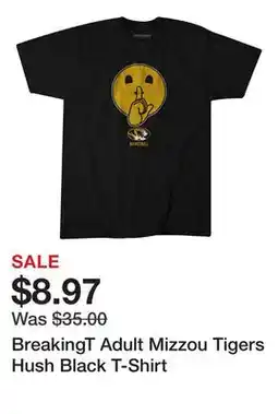 Dick's Sporting Goods BreakingT Adult Mizzou Tigers Hush Black T-Shirt offer