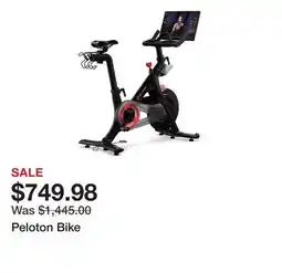 Dick's Sporting Goods Peloton Bike offer