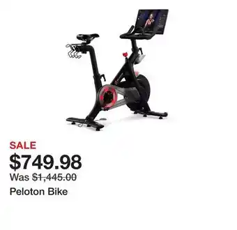 Dick's Sporting Goods Peloton Bike offer