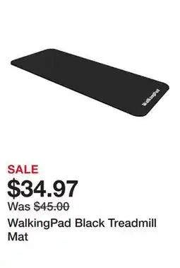 Dick's Sporting Goods WalkingPad Black Treadmill Mat offer