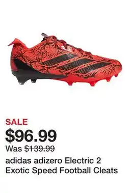 Dick's Sporting Goods adidas adizero Electric 2 Exotic Speed Football Cleats offer