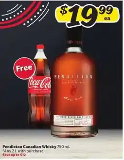 Winn Dixie Pendleton Canadian Whisky offer