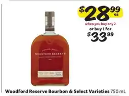 Winn Dixie Woodford Reserve Bourbon & Select Varieties offer