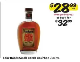 Winn Dixie Four Roses Small Batch Bourbon offer