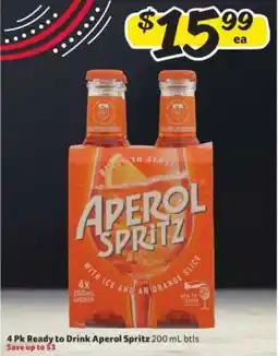Winn Dixie Aperol Spritz offer