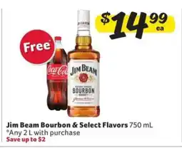 Winn Dixie Jim Beam Bourbon & Select Flavors offer