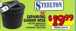 Ollie's 50' EXPANDING GARDEN HOSE offer