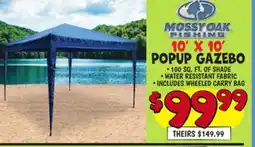 Ollie's 10' X 10' POPUP GAZEBO offer