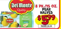 Ollie's 8 PK./15 OZ. PEAR HALVES offer