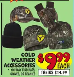 Ollie's COLD WEATHER ACCESSORIES offer