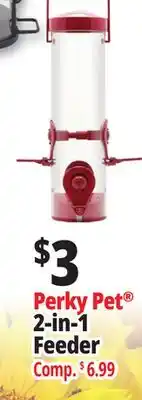 Ocean State Job Lot Perky Pet 2-in-1 Feeder offer