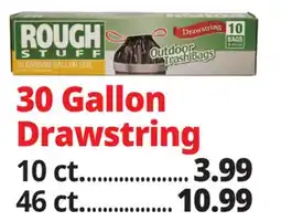 Ocean State Job Lot 30 Gallon Drawstring offer