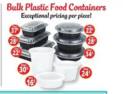 Ocean State Job Lot Bulk Plastic Food Containers offer