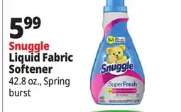 Ocean State Job Lot Snuggle Liquid Fabric Softener offer