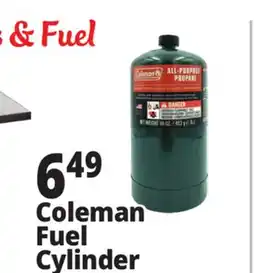 Ocean State Job Lot Coleman Fuel Cylinder offer
